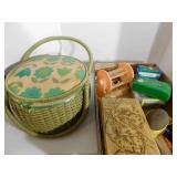 Sewing Basket, Sewing Supplies (1 box)