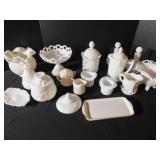 Milk Glass / White Dishes, variety (15+)