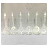 6 Vintage Glass 500 ML Flat Bottom Boiling