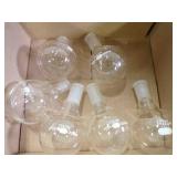 6 Pyrex 250ml RB Boiling Flask 24/40