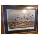 Ducks Unlimited Signed & Numbered Geese Eberhardt