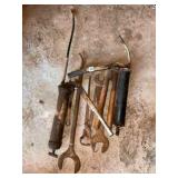 GREASE GUNS, DEHORNER, TOOLS