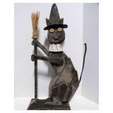 Wood Black Cat Halloween Dï¿½cor