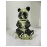 Ezra Brooks 1972 Panda Bear Whiskey Decanter