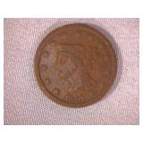 1840 Braided Hair Large Cent