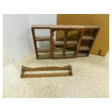 Solid Wood Knick Knack Shelf Hand Made Design on