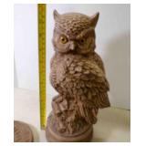 Vintage Ceramic Owl, Plaster Penny