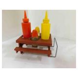 Gemco Plastic Picnic Table Condiment Holder