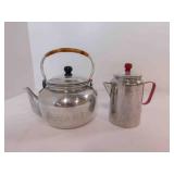 Aluminum Grease Pot - Tea Pot Shaped - Made