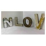 Alphabet Dï¿½cor - Freestanding - Wall Hanging