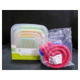 Food Storage Set & Silicone Funnels