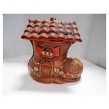 Shoe House Cookie Jar