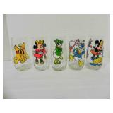 5) Vintage Walt Disney Collector Cups