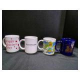 Set of 4 mugs: V-day, Southwestern College