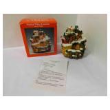 1998 Musical Water Fountain Santa in Sleigh 4AA