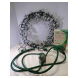 Christmas Light Wreath, Heavy Duty Extension Cord,