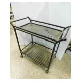 Metal Rolling Cart - DIRTY!!  33" X 18" X 32" Tall