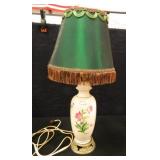 Lamp w/fringed shade - Delucent - China