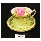 Aynsley Bone China Cup/Saucer - Rose Design