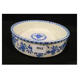 Bowl - Blue/White Design, Jackson China, 8¾" d.