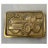 INTERNAIONAL SUPER 70 4WD GOLD BELT BUCKLE