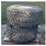 18.4 x 16.1 FIRESTONE FIELD & ROAD TIRES & RIMS