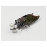 Cicada Bug Brooch