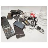 Huge lot of Old Cell Phones Ipods Calculators etc