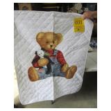 Teddy Bear Quilt 38 x 43