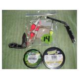 Bobbers, Fishing Line, and Switch Blade Comb