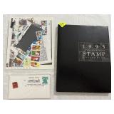 1995 Unused Stamps & Album