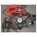 Dual Electric 450 Saw, Electric Drill & Black & De