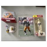 Super Bowl 31 Coke Bottle, Mini Helmet, Sharpe 8x1