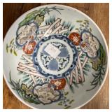 Oriental Porcelain Bowl w/Colorful Decoration