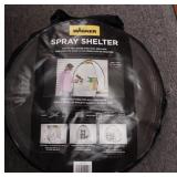 Spray shelter