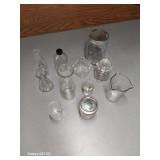 Lot of Clear Glassware