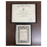 Vintage certificates