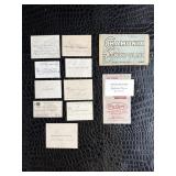 Old Postal and Business Card