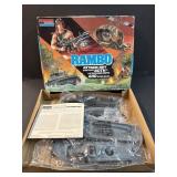 MONOGRAM ,RAMBO ATTACK SET CONTAINS A SCALE RAMBO