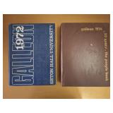 Seton Hall University Yearbooks 1972 & 1974