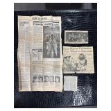 Old Newspaper Clippings