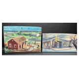 (2) Plasticville kits in Original boxes (vintage)