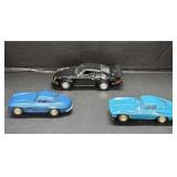 3 Toy cars  as is