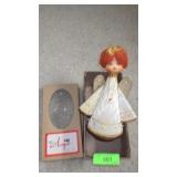 VINTAGE MUSICAL ANGEL- WORKS (SILENT NIGHT), SEE >