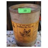 VINTAGE POULTRY FEED (FULL-DECOR ONLY) WAUKESHA>>>