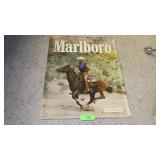 VINTAGE METAL MARLBORO SIGN 17 1/2 x 22