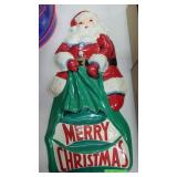 VTG ARTFORM SANTA DECOR 24" (SMALL SPLIT-SEE PIC)