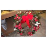 33" DECORATED VINE CHRISTMAS WREATH