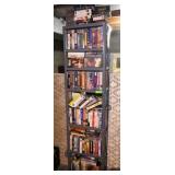 VHS TAPES ON METAL SHELF 18 x 11 1/2 x 73 **MUST >