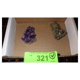 FOOLS GOLD, AMETHYST & ROCKS & MINERALS BOOK